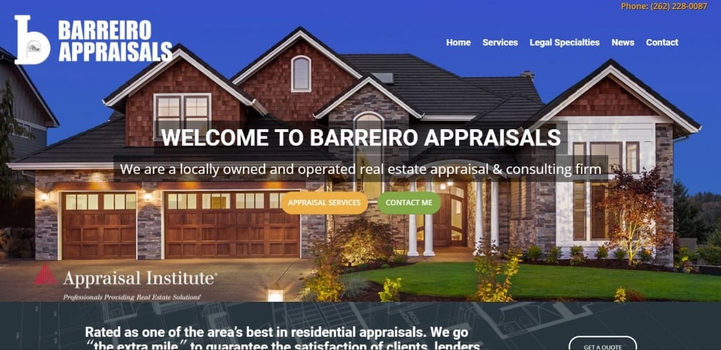 Barreiro Appraisals • Milwaukee  Design®