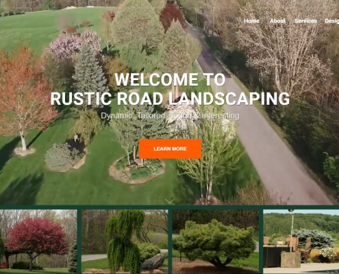 rustic road landscaping