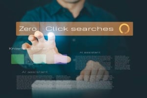 Traditional Google search results versus AI Overview-enhanced results for Wisconsin business queries, highlighting visibility changes for local service providers