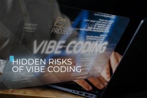 Developer conducting a security review of AI-generated code before website launch in Southeast Wisconsin